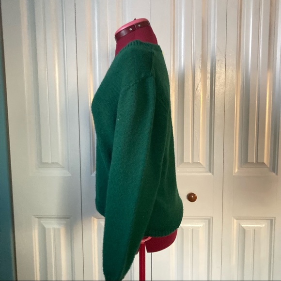 V neck knitted sweater - Picture 2 of 3